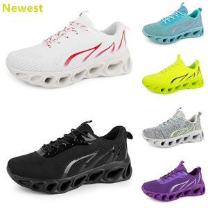 2024 vendita calda scarpe da corsa uomo donna bianchi navy crema rosa nero viola grigio scarpe da ginnastica sneakers colore traspirante 24 GAI