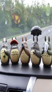 6 tasarımlar 5 inç komşum totoro aksiyon figürleri oyuncaklar miyazaki hayao model oyuncaklar pvc araba dekorasyon bebek