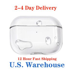 Per AirPods Pro 2 Air Pods 3 ABERPOD MASSE ATTURAMENTI AIRPOD Bluetooth Accessori in silicone solido Copertura protettiva bianca Solido Copertura di ricarica wireless Wireless Shock Aound Case C