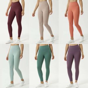 Alo-Leggings für Damen, nahtlos, Scrunch, hohe Taille, nacktes Gefühl, Leggings, Laufen, Fitness, Fitnessstudio, eng, hochelastisch, Mädchen-Yoga-Hose