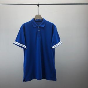 2NEW Fashion London England Polos koszule męskie projektanci koszule polo High Street Haftowanie drukowania T Shirt Men Summer Cotton Casual T-Shirtsq216