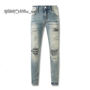 Lila Jeans Designer Jeans Herren Jeans Herren Knielang Skinny Straight Jean Trendy Lange Gerade Ripped High Hip Hop Fashion Street Jeans Größe 29-40 659