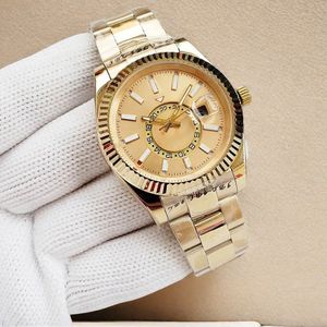 Mens 시계 디자이너 시계 자동 이동 다이얼 Sapphire Calendar 42mm 시계 스테인리스 접이식 버클 Luminous Wristwatches Montre de Luxe Dhgate Watchs