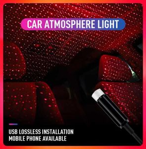 Car Interior Light LED Car Ambient Light Starry USB Star Sky Ceiling Projector Roof Interior Decoration Accessories2913248