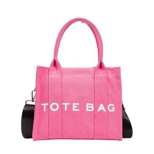 TOTES Bag Tote Tasarımcı Çanta Çanak Omuz Omuz Kadın Moda Debriyaj Gündelik Tuval Çanta Yaz bayanlar Crossbody Mektup Baskı Cüzdan 220511