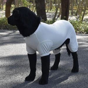 Hundkläder husdjur jumpsuit sommarkläder andas anti-uv elastiska stora solskyddskläder pyjamas leveranser