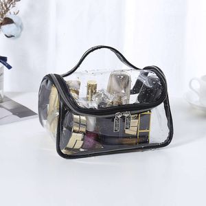 PVC Wash Portable Storage Business Trip Makeup Bag, Large Capacity, Instagram Style, High Appearance 734958