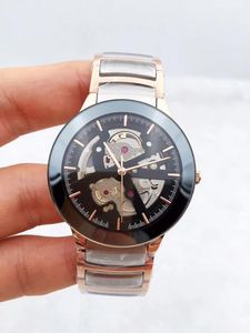 2024 AAA Fashion Mens Business Watches Tungsten Steel Automatic Date Quartz Watch Diameter 38mm R0DA 010