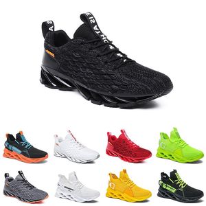 Runningskor Spring Autumn Summer Pink Red Black White Mens Low Top Breattable Soft Sole Shoes Flat Sole Men GAI-79