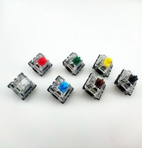 Idobao Gateron MX Switch 3Pin透明ケースMXグリーンブラウンブルースイッチ機のキーボードチェリー互換用15647740