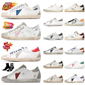 Womens Mens Luxury Designer Casual Superstar Shoes Leather Loafers Never Stop Oreaming Star Sneakers Golden Platform Do-old Dirty Trainers