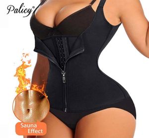 Spandex shapers neopren bastu svett väst midje tränare cinchers kvinnor kropp trimmer korsett träning termo mage bantningsbälte cx8255111