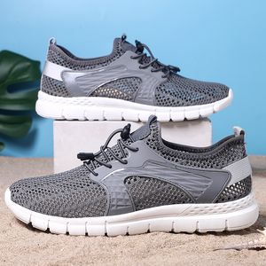 Running Shoes Men Comfort Flat Soft Breathable Light khaki Black Grey Red Shoes Mens Trainers Sports Sneakers Size 38-44 GAI