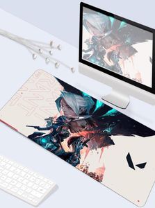 Myse podkładki nadgarstka spoczywa biurko walorantu Gaming Duże gumowe prędkość prędkości akcesoria blokujące krawędź xl otaku laptop Keybo5872588