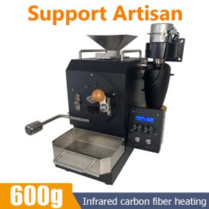 Tools 0.6KG Commercial Electric Artisan Coffee Beans Baking Roasting Machine 220240V 2400W Temperature Control Coffee Roaster Machine