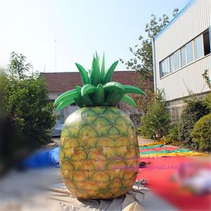 6MH (20ft) med fläktgigantisk reklamdekoration fabrikspriset ananas uppblåsbar ballong för reklam eller byggande av ytterväggsdekoration