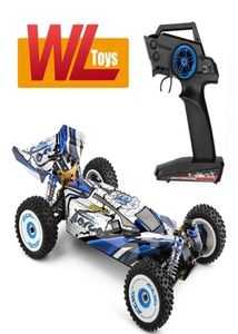 Wltoys 124017124016 V2 Motore Brushless RTR 112 24G 4WD 75 kmh RC Auto Veicoli Telaio in Metallo Fuoristrada Modello di Macchina 2202183628038