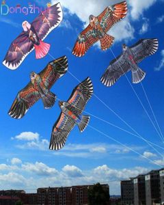 50 datorer Flying Bird Flat Eagle Kite hela med 100 meter line barngåvor utomhuslekar9734069