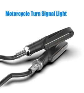 4 pz LED Indicatori di direzione del motociclo Indicatori di lampada a luce ambrata Lampeggiatori sequenziali Lampeggiatori Flessibili Luce che scorre flessibile4929139