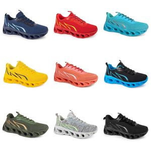 Мужчины женщины кроссовки Gai Black White Purple Pink Green Navy Blue Light Yellow Beige Nude Plum Mens Trainers Женские спортивные кроссовки Jun72