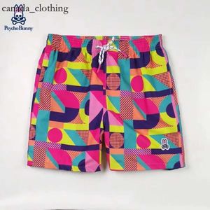 Psicológico Coelho Shorts Designer Mens Praia Crânio Coelho Flor Calças Europeu Americano Surfing Quick 255 Designer Homens Curtos Define Calças de Treino Soltas e