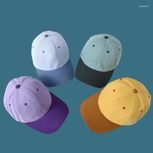 Ball Caps Candy Color Plain Baseball Cap For Men Women Dad Hat Adjustable Panel Canvas