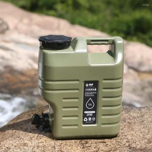 ウォーターボトル3.2ガロン/12Lキャンプコンテナ屋外キャンプ/ハイキング緊急貯蔵のためのスピゴットBPAの無料水差し多機能