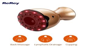 Laddningsbar vakuumkroppsmassage Maskin Lymfatisk dränering Back Arm Leg Neck Massager Cupping Therapy Health Care Heat Device1587188