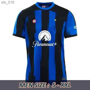 Fußballtrikots Inter Fußballtrikots Maglia Milano SKRINIAR BARELLA Fußballtrikots Kinderset 2023 2024 BASTONI GOSENS VRIJ MenH2434