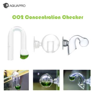 Ausrüstung Glas CO2 Konzentration Checker Drop Indicator Monitor ADA Stil Aquarium Hängen Auf Aquarium Wasserpflanze Test Zylinder Detektor