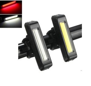 Comet impermeabile USB ricaricabile testa della bicicletta luce ad alta luminosità LED rosso 100 lumen anteriore posteriore luce di sicurezza per bici Pack3041397