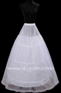 Vestido de noiva barato com 3 argolas, vestido de noiva, saia inferior de crinolina, acessórios de casamento 4424373