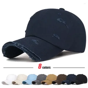 Berretti da baseball Cappello da camionista con berretto da baseball in cotone tinta unita in stile design invecchiato unisex