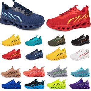spring men women shoes Running Shoes fashion sports suitable sneakers Leisure lace-up Color black white blocking antiskid big size GAI 813