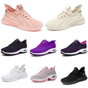 New Men Women Shoes Hiking Running Flat Shoes Soft Sole Fashion Purple White Black Comfortable Sports Color Blocking Q29 GAI GAI TR