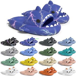 Designer di spedizione gratuita scivoli squalo sandalo GAI cursori pantofola per uomo donna sandali scivolo pantoufle muli uomo donna pantofole scarpe da ginnastica sandali color361