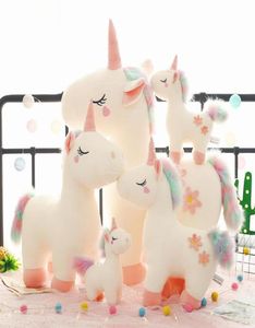 Interi giocattoli di peluche da 30 cm Simpatico piccolo unicorno Cavallo giocattolo Animali di peluche Morbidi bambini Cartoon Doll Regali di compleanno di Natale3779621