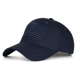 Cappellini da baseball all'ingrosso 2024 moda bandiera americana berretto da baseball mimetico uomo donna rimbalzo esercito osso camionista Gorra di alta qualità