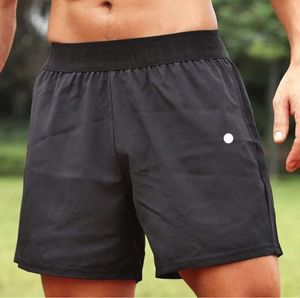 Lululemens Men Yoga Sports Shorts Outdoor Fitness Szybki suchy męski kolor stały kolor swobodne bieganie Lulu Pant Luluss 456221