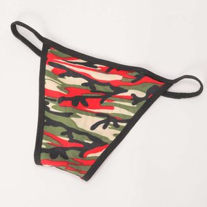 Męski seksowny urok Bawełniany kamuflaż Unbex Borka Low Rise T-Shirt Thong Triangle 815278