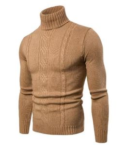 Wysokiej jakości Turtleeck Pullover Sweter Men039s wełna