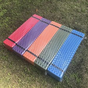 185*60cm Camping Mat Ultralight Foam Camping Mat Seat Folding Beach Tent Picnic Mat Sleeping Pad Waterproof Outdoor Mattress 240223