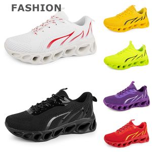 män kvinnor löpskor svart vit röd blå gul neon grön grå herr tränare sport mode utomhus atletiska sneakers euro38-45 gai color85