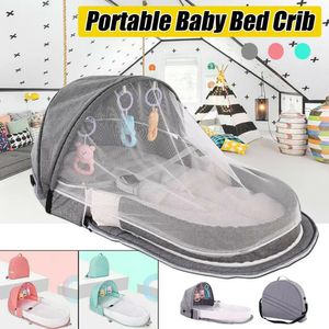 Portable Baby Infant Mosquito Nets Tent Mattress Bed Cover Travel Foldable Crib SMR88 240223