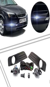 2 stücke Nebel Licht Kühlergrill 2 Lampe Draht Schalter Kit Nebel Lichter Montage Auto Front Stoßstange Nebel Lampe Für ford Focus MK2 2005 2006 20071345697