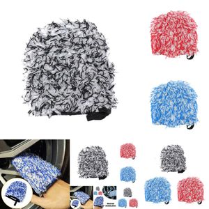 New Brush Wheel Hub Gloves Safe Scratch Free Soft Microfiber Detailing Cleaning Car Wash Tool Accessory New