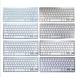 Tastaturen Leichtes tragbares Reise -Bluetooth -Kompatible Russian/Spanisch/Korean/English Tastatur Tastatur WLAN für Tablet/PC