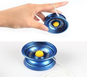 Yoyo in lega di alluminio e metallo per bambini e principianti YoYo sfere con cuscinetti Yoyo per trucchi Pro Novità Gag Toys7114683