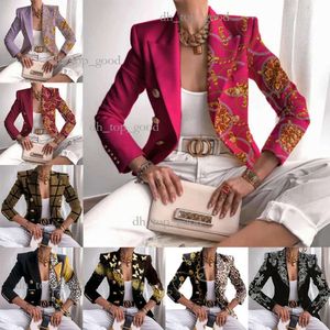 Kadınlar Blazer Ceket Sonbahar Moda Yakası Blazer Ceket Günlük Uzun Kollu Ceket