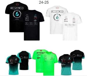 T-shirt da uomo T-shirt da corsa F1 a maniche corte estiva nuova maglia a mezza manica stesso stile personalizzato